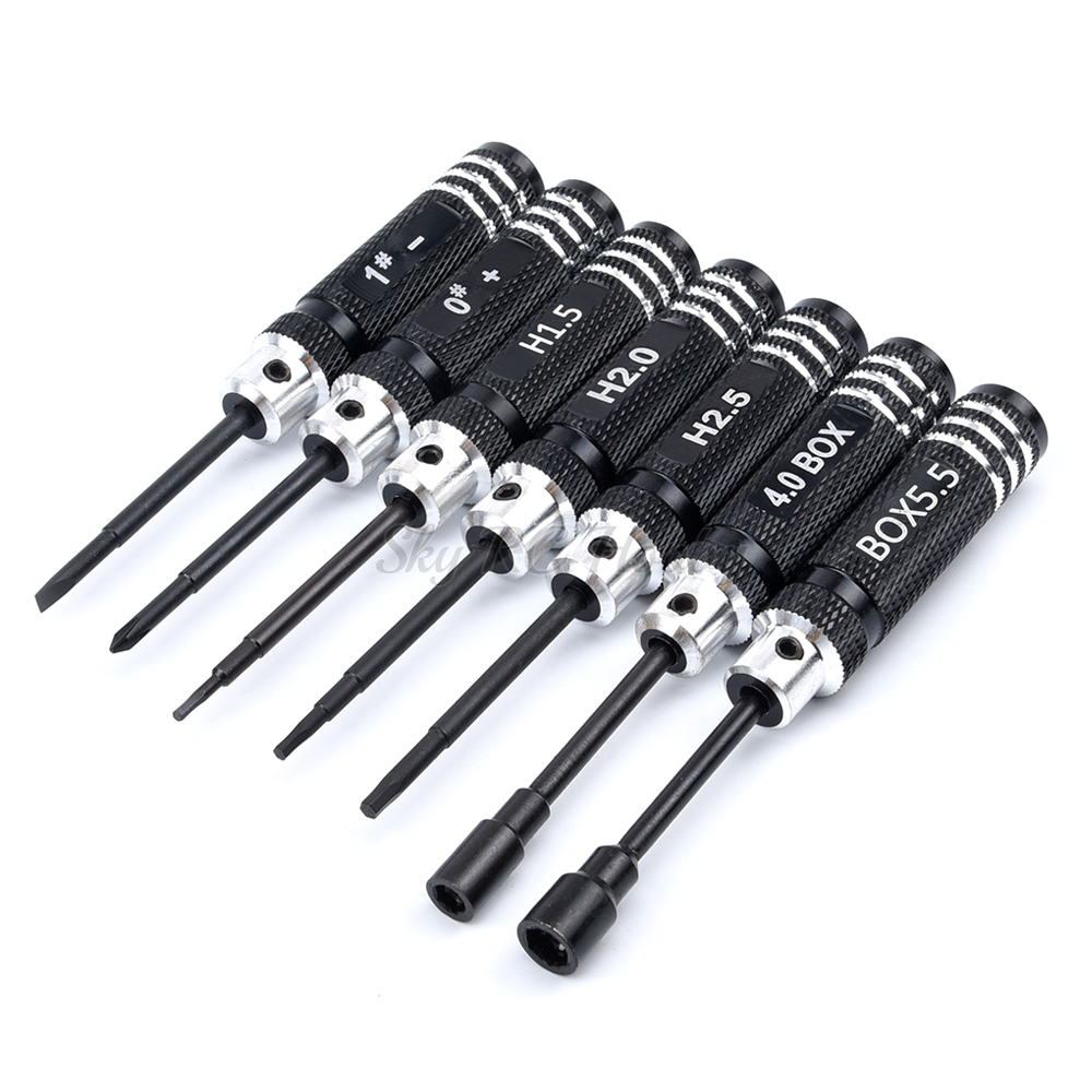 Rc Helicopter Tool Kit - 7 sztuk/zestaw 0/1/1.5/2/2.5/4/5.5mm DIY sześciokątne śruba