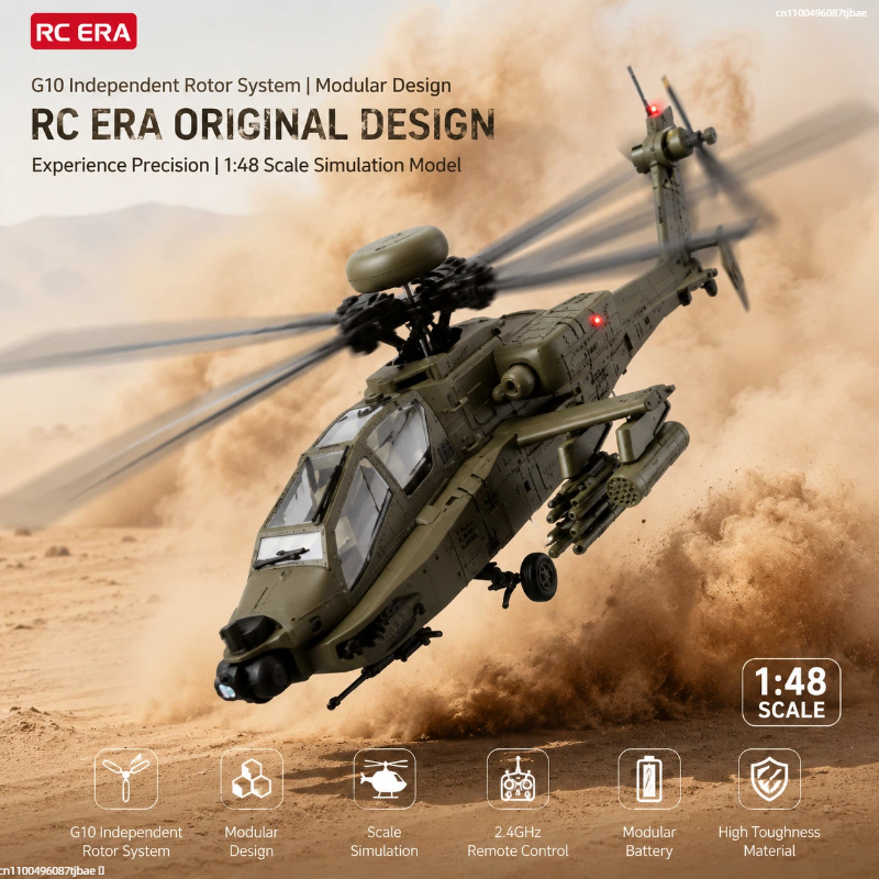 Rc Helicopter Single Rotor - Nowa Era RC Helikopter Ah-64d Apache