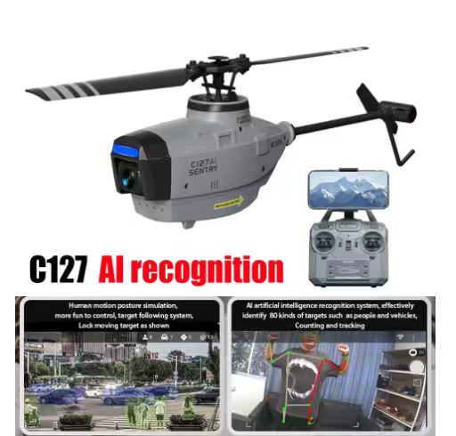 Rc Helicopter Single Rotor - RC ERA C127 AI Bezszczotkowy Helikopter