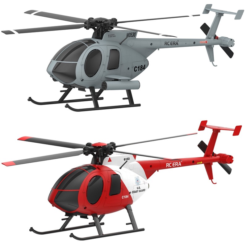 Rc Helicopter Single Rotor - Helikopter RC RCERA C184, 6-osiowy, 4-kanałowy,
