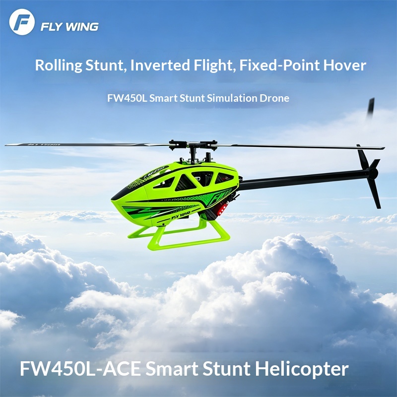 Rc Helicopter Single Rotor - Helikopter RC Fly Wing Fw450L GPS,