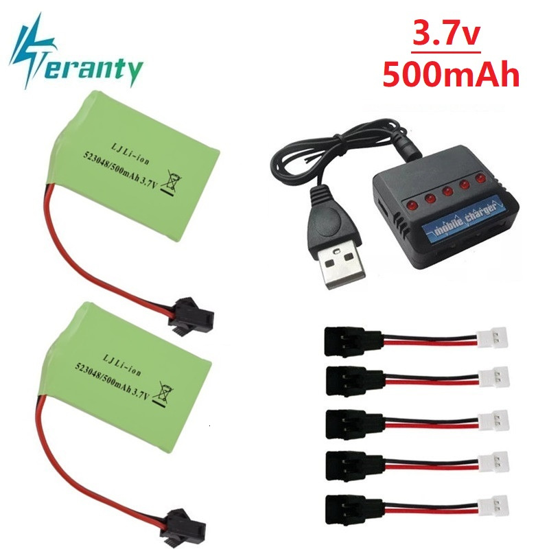 Rc Helicopter Charger - Akumulator litowo-jonowy 3.7V 500mAh 523048 +
