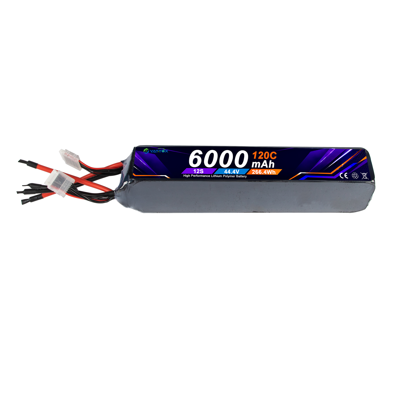 Yattox 12S 6000mAh 120C 100% L – Rc Helicopter Large recenzja i cena