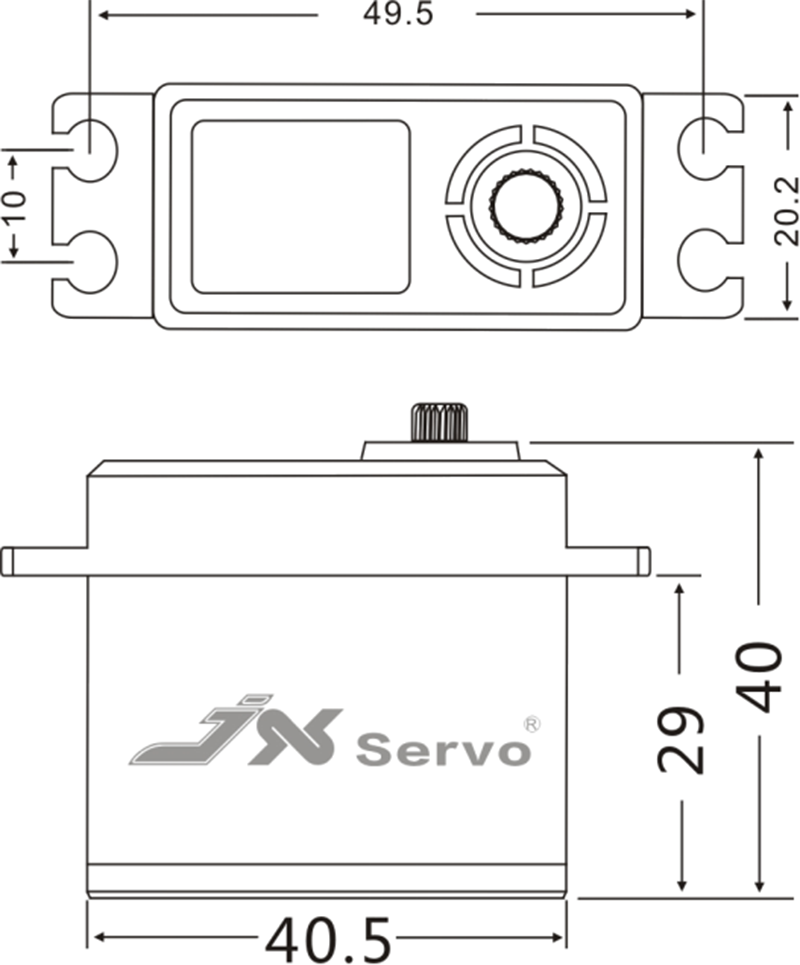 Serwo JX CLS-6322HV 22KG Wysok – Rc Helicopter Servo recenzja i cena