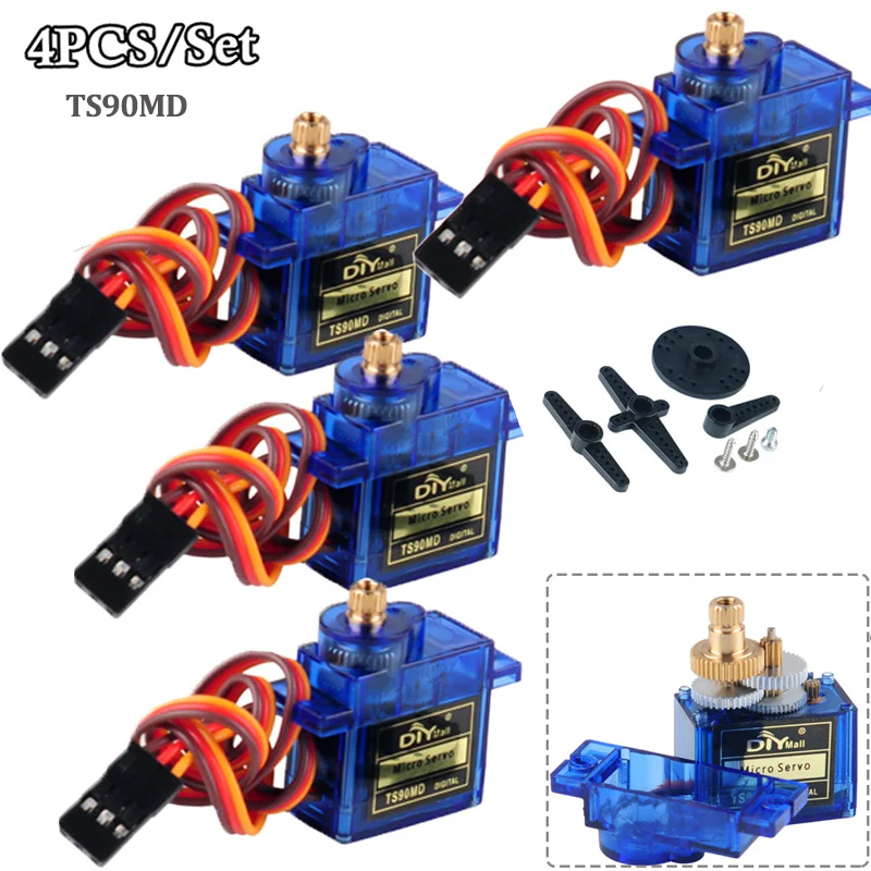 4 szt. Mikro Serwo Cyfrowe TS9 – Rc Helicopter Parts recenzja i cena