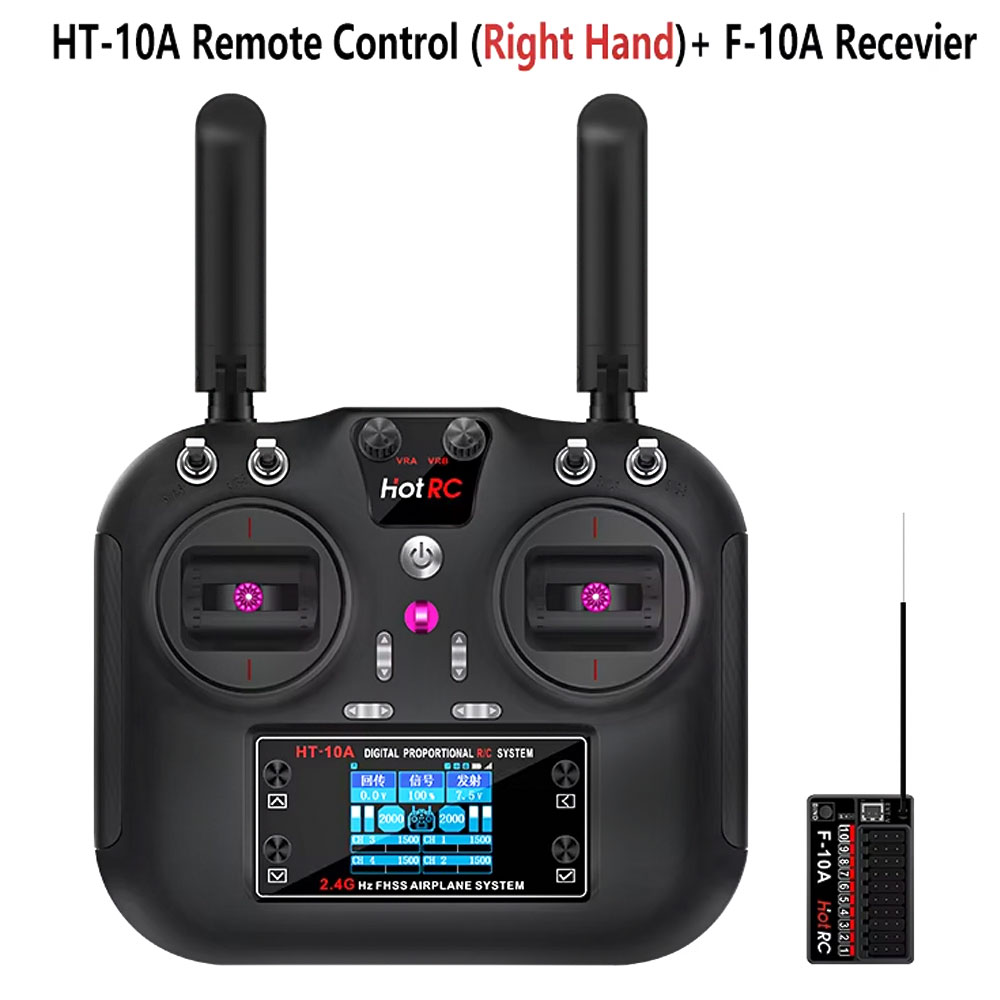 Nadajnik Hotrc HT-10A 2.4G 10C – Rc Helicopter Battery recenzja i cena