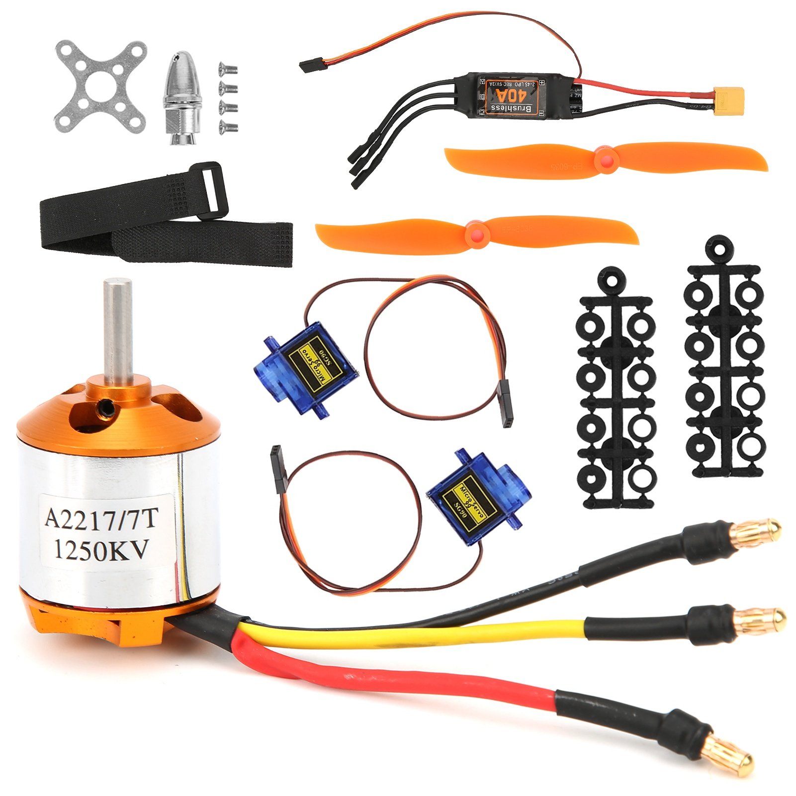 Silnik 2217 KV1250, śmigło 806 – Rc Helicopter Motor recenzja i cena