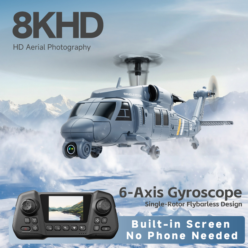 Helikopter wojskowy Apache 4DR – Rc Helicopter Single Rotor recenzja i cena