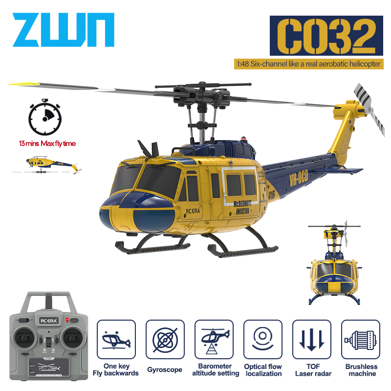 Helikopter RC C032 2.4G 6-osio – Rc Helicopter Gyro recenzja i cena