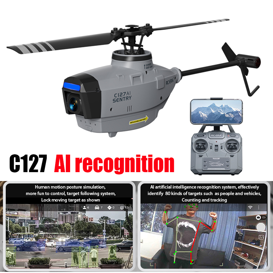 RC ERA C127 AI Sentry Mini bez – Rc Helicopter Single Rotor recenzja i cena