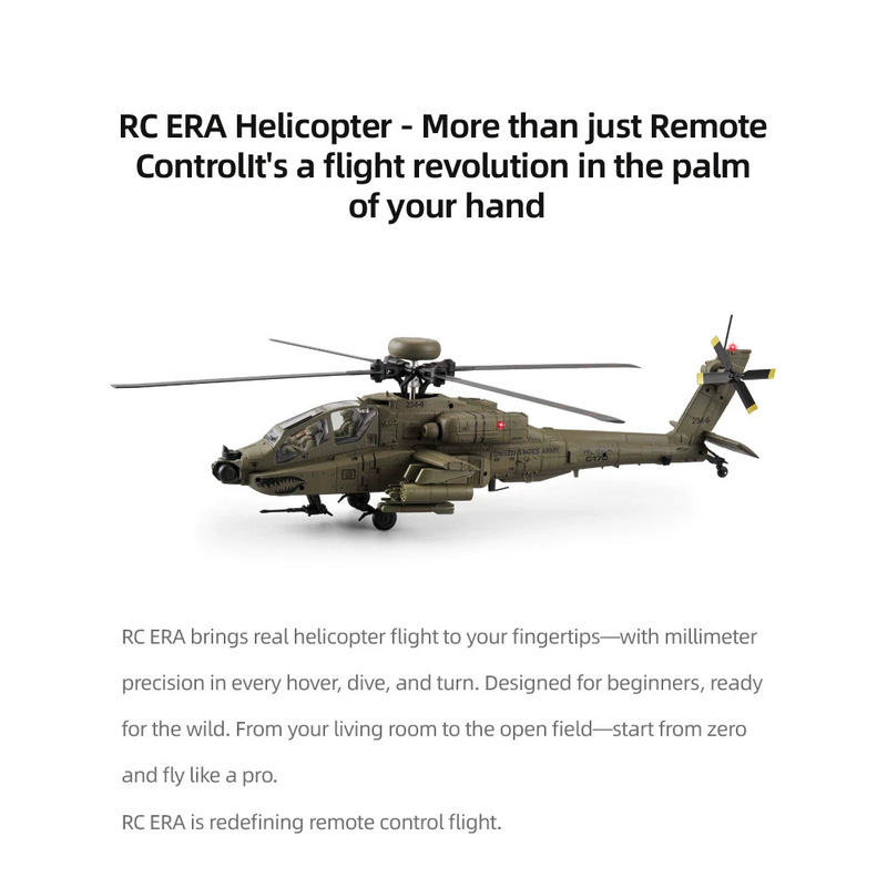 Helikopter RC Era C170 Ah 64d  – Rc Helicopter Single Rotor recenzja i cena