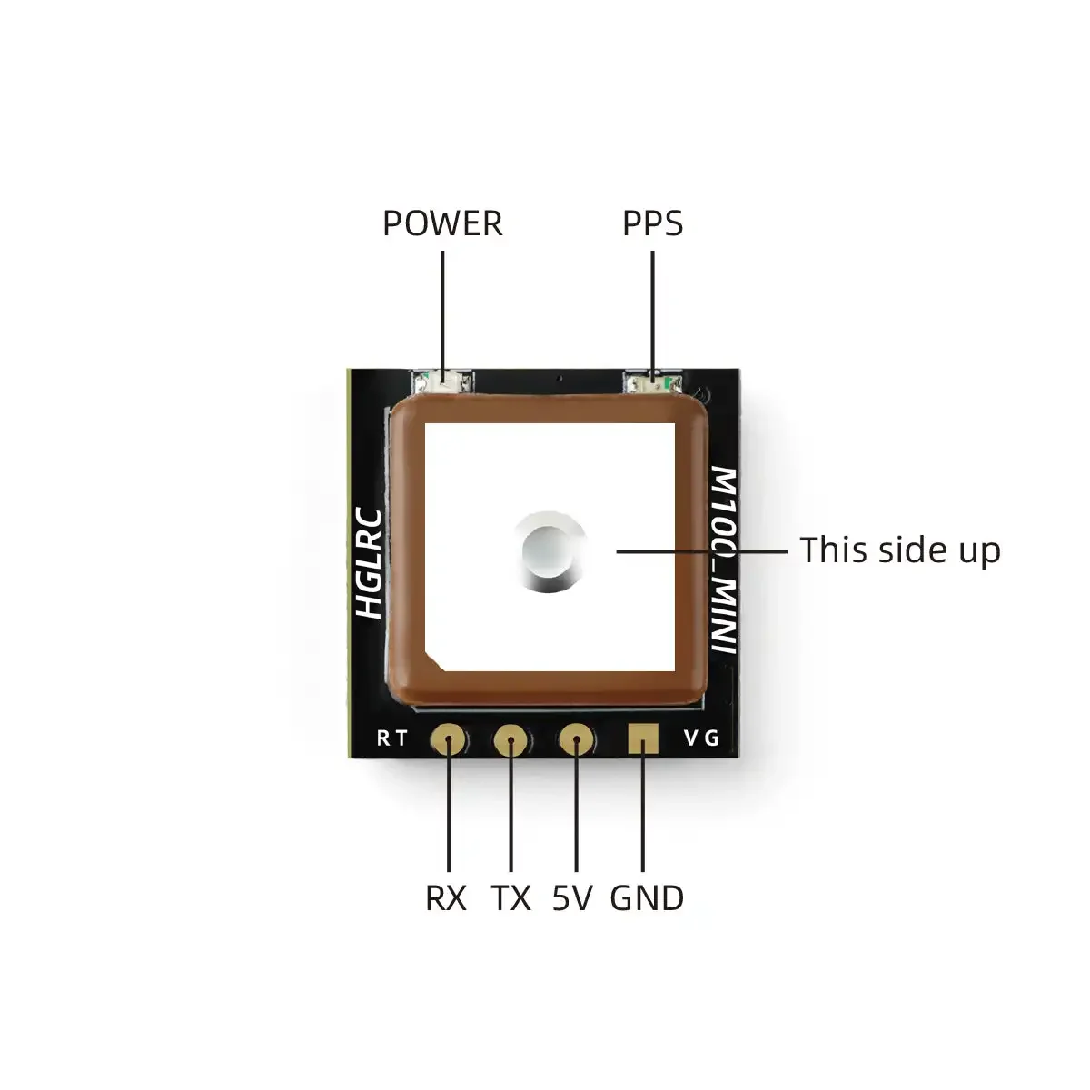 Moduł GPS HGLRC M100 MINI M10  – Rc Helicopter Parts recenzja i cena