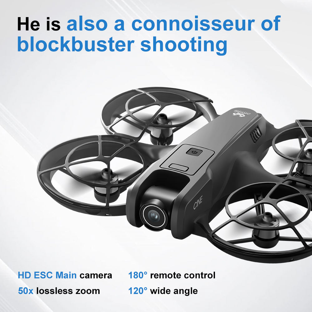 V666 Składany Mini Dron 4K Pod – Rc Helicopter Case recenzja i cena